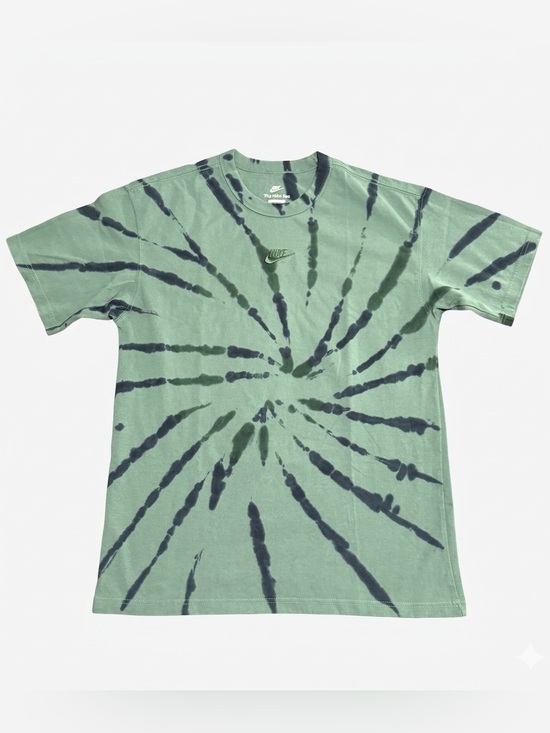 Nike Other - Nike Men's Sage Green Loose Fit Spiral Tie-Dye Short Sleeve Tee